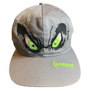 Vintage 1995 Goosebumps Spooky Eyes Annco x Parachute Press Youth Hat Snap Back